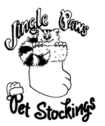JINGLE PAWS PET STOCKINGS logo