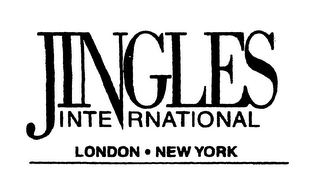 JINGLES INTERNATIONAL LONDON NEW YORK logo