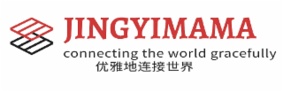 JINGYIMAMA CONNECTING THE WORLD GRACEFULLY logo
