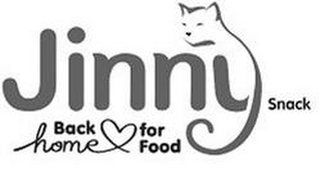 JINNY SNACK BACK HOME FOR FOOD logo