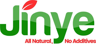JINYE ALL NATURAL, NO ADDITIVES logo