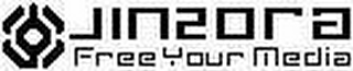 JINZORA FREE YOUR MEDIA logo