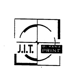 J.I.T. DEMAND PRINT logo