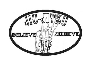 JIU-JITSU UP BELIEVE ACHIEVE logo