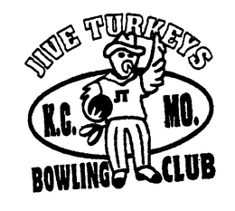 JIVE TURKEYS K.C. JT MO. BOWLING CLUB logo