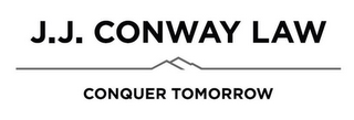 J.J. CONWAY LAW CONQUER TOMORROW logo
