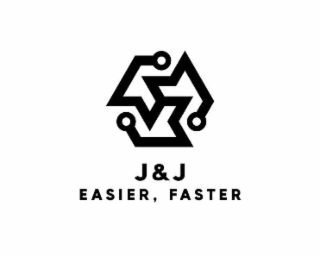 J&J EASIER, FASTER logo