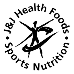 J&J HEALTH FOODS SPORTS NUTRITION logo