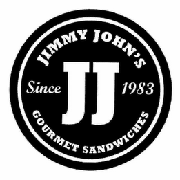 JJ JIMMY JOHN'S GOURMET SANDWICHES SINCE 1983 logo
