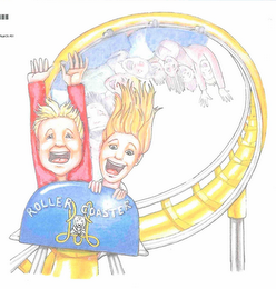 JJ ROLLER COASTER logo