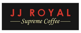 JJ ROYAL SUPREME COFFEE logo