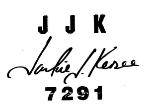 JJK JACKIE J. KERSEE 7291 logo