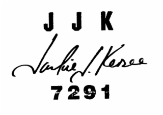 JJK JACKIE J. KERSEE 7291 logo