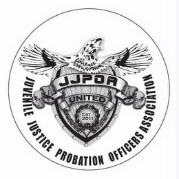 JJPOA UNITED EST. 2011 JUVENILE JUSTICE PROBATION OFFICERS ASSOCIATION logo
