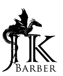 JK BARBER logo