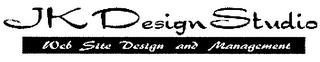 JK DESIGN STUDIO WEB SITE DESIGN AND MANAGEMENT logo