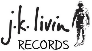J.K. LIVIN RECORDS logo