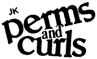 JK PERMS AND CURLS PRODUCTS logo