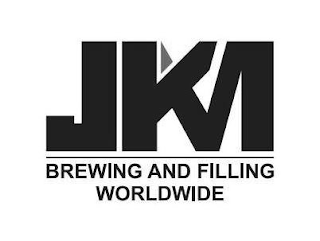 JKM BREWING AND FILLING WORLDWIDE logo