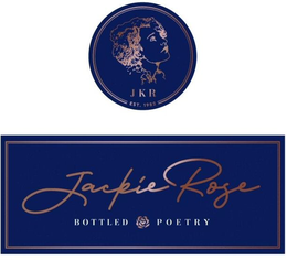JKR JACKIE ROSE BOTTLED POETRY EST.1982 logo