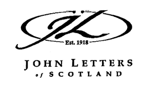 JL EST. 1918 JOHN LETTERS OF SCOTLAND logo