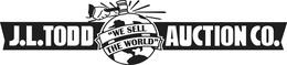 J.L. TODD AUCTION CO. "WE SELL THE WORLD" logo