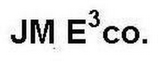 JM E3 CO. logo