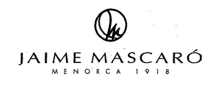 JM JAIME MASCARO MENORCA 1918 logo