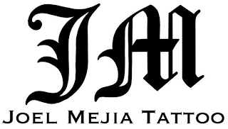 JM JOEL MEJIA TATTOO logo