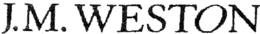 J.M.  WESTON logo