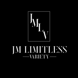 JMLV J.M. LIMITLESS VARIETY logo