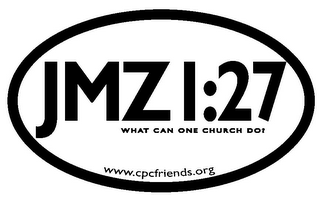 JMZ1:27 WHAT CAN ONE CHURCH DO? WWW.CPCFRIENDS.ORG logo
