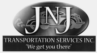 JNJ TRANSPORTATION SERVICES, INC. "WE GET YOU THERE" logo