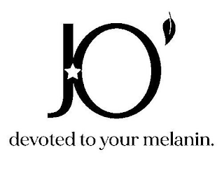 JO' DEVOTED TO YOUR MELANIN. logo