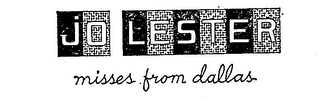 JO LESTER MISSES FROM DALLAS logo