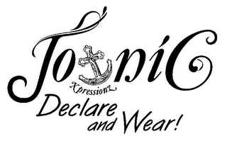 JO NIC XPRESSIONZ DECLARE AND WEAR! logo