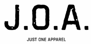 J.O.A. JUST ONE APPAREL logo