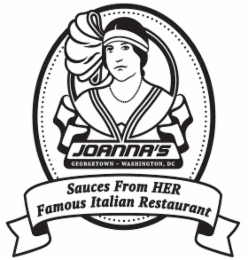 JOANNA'S GEORGETOWN - WASHINGTON, DC SAUCES FROM HER FAMOUS ITALIAN RESTAURANT logo