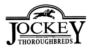 JOCKEY SPECIAL QUALITY FOR THOROUGHBREDS logo