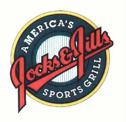 JOCKS&JILLS AMERICA'S SPORTS GRILL logo