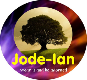 JODE-IAN WEAR IT AND BE ADORNED logo
