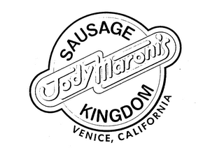 JODY MARONI'S SAUSAGE KINGDOM VENICE, CALIFORNIA logo