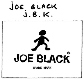 JOE BLACK J.B.K. JOE BLACK TRADEMARK logo