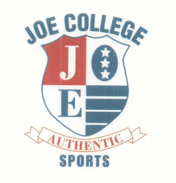 JOE COLLEGE AUTHENTIC SPORTS logo