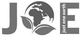 JOE JUST ONE EARTH logo