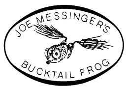 JOE MESSINGER'S BUCKTAIL FROG logo