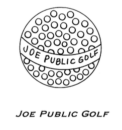 JOE PUBLIC GOLF logo