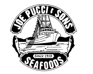 JOE PUCCI & SONS SEAFOODS SINCE 1918 logo