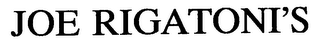 JOE RIGATONI'S logo