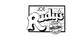 JOE RUDY'S STEAK SIRLOIN BURGERS logo